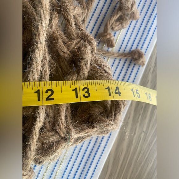 KKIBO Macrame Market Bag Brown - Picture 12 of 14